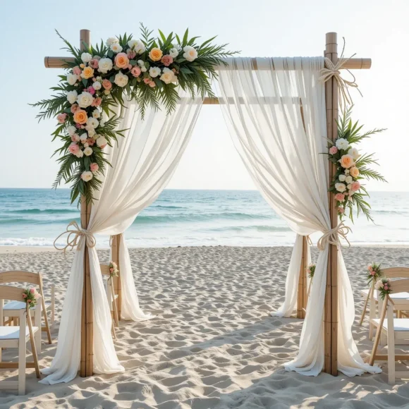 Beach Bamboo Arch