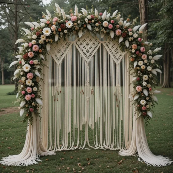 Boho Macramé Arch