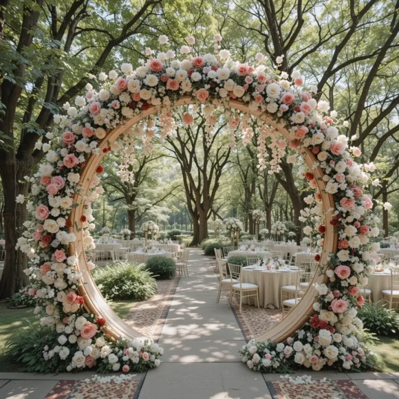 Floating Floral Hoop
