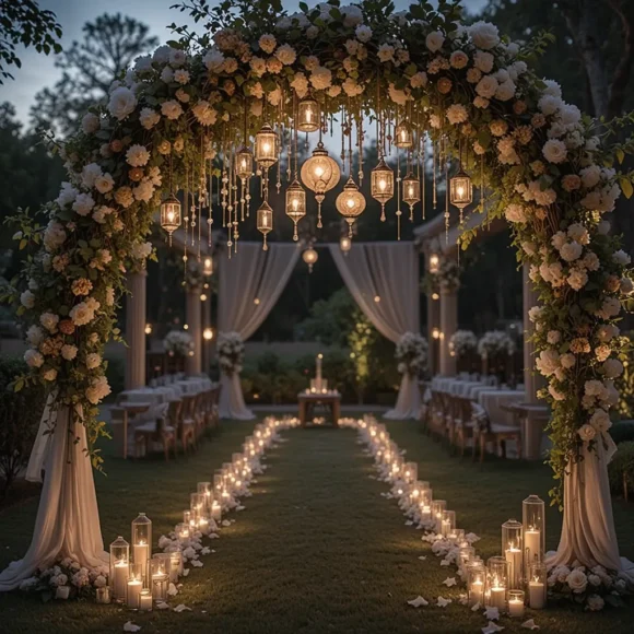 Hanging Lantern Arch