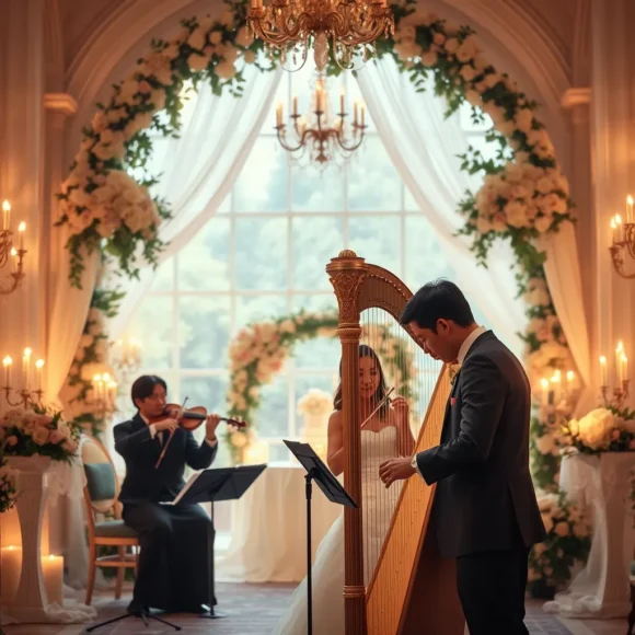 Live Harp or String Quartet
