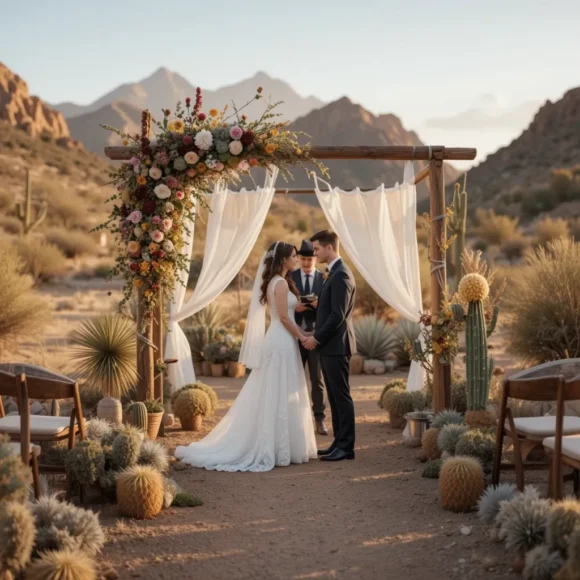 Outdoor Desert Wedding