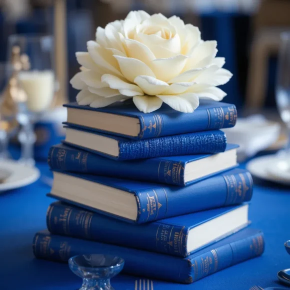 Regal Blue Book Stack
