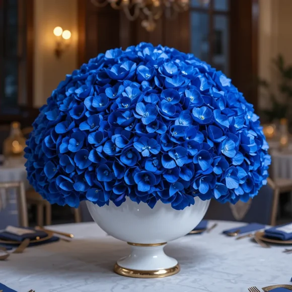 Royal Blue Hydrangea Dome