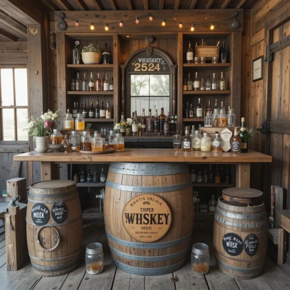 Saloon Style Bar Station