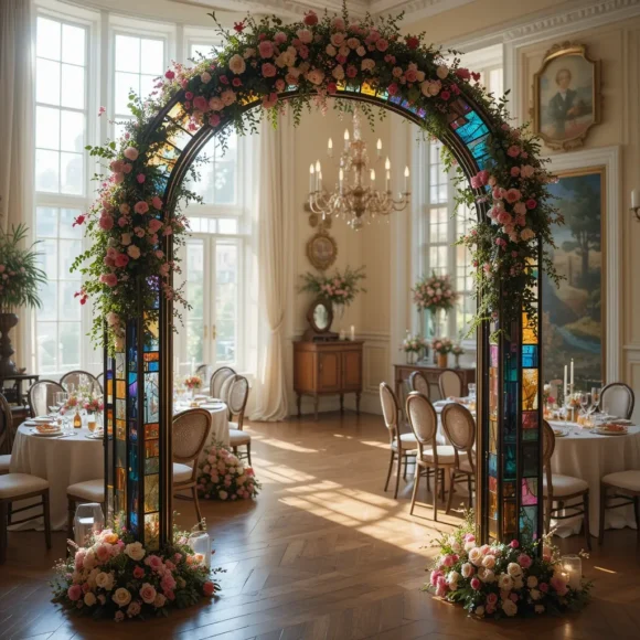 Stained Glass-Inspired Arch