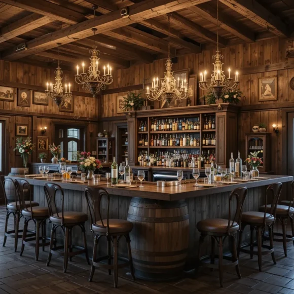 Wild West Saloon Reception