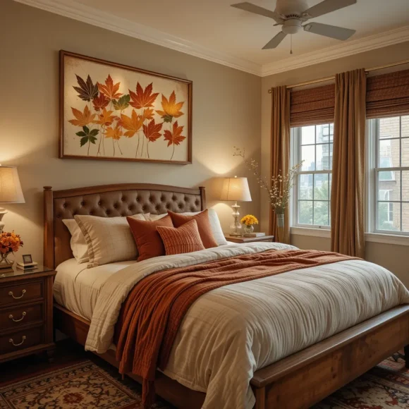 Frame Pressed Fall Leaves