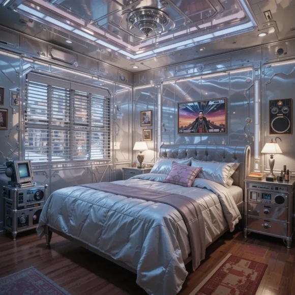 Metallic Futuristic Room