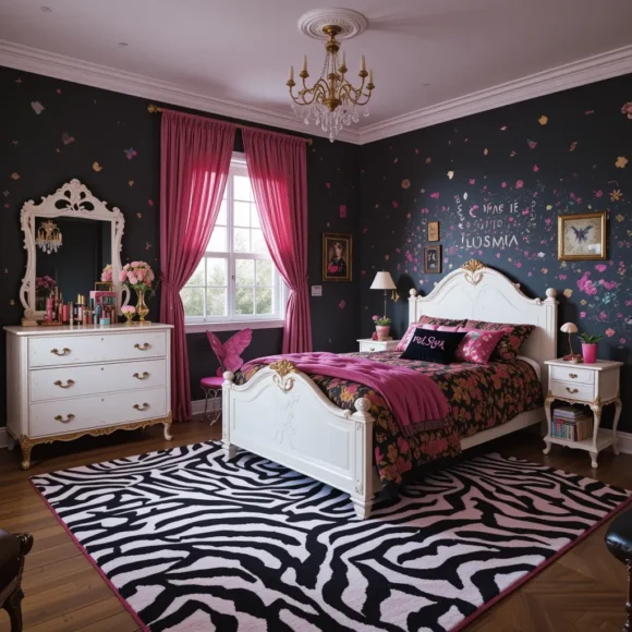 Zebra Print Diva Room