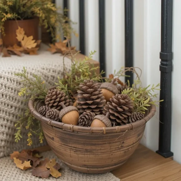 Acorn and Pinecone Bowls