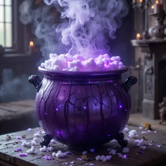 Amethyst Witch’s Cauldron Display