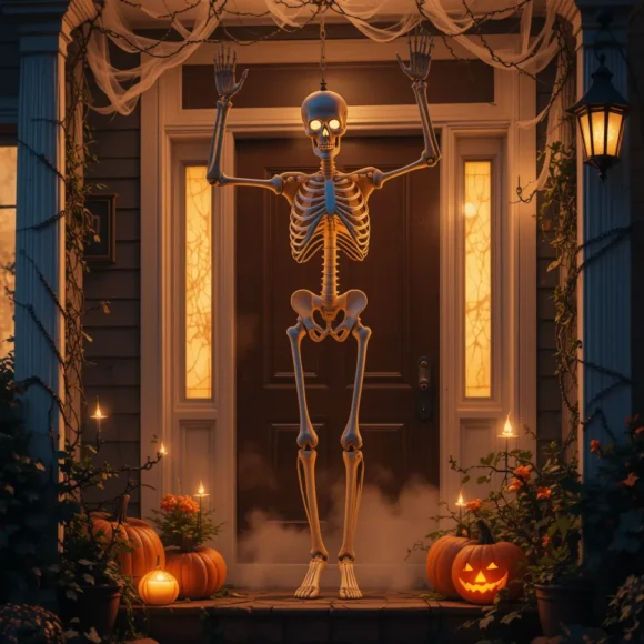 Animated Hanging Skeletons