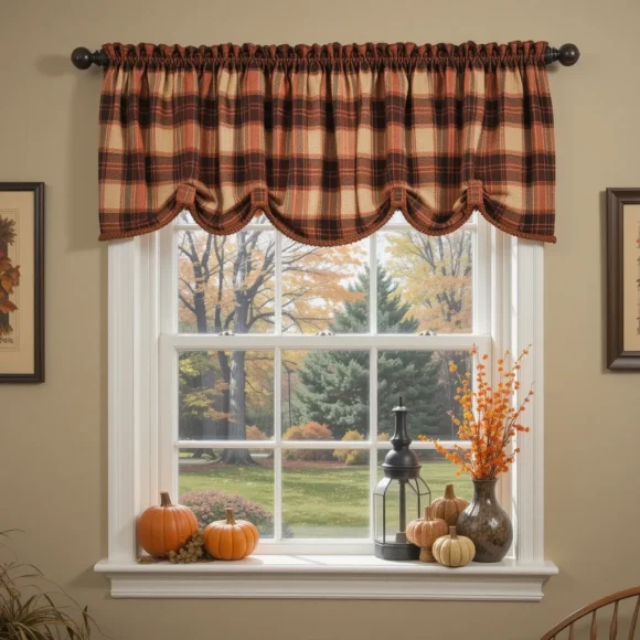 Autumn Fabric Valances