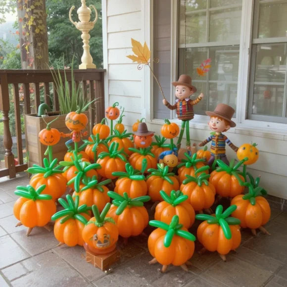 Balloon Pumpkin Patch for Kids’ Corner