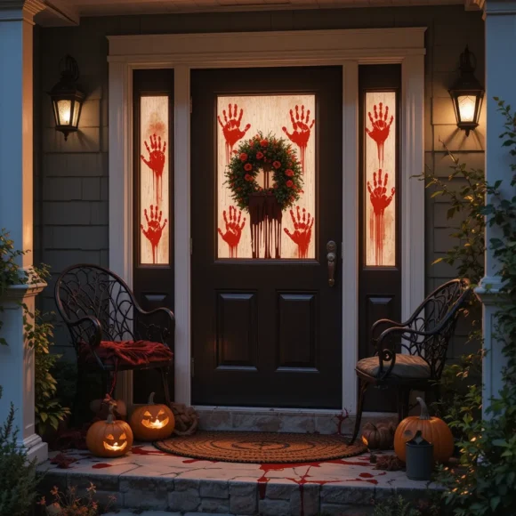 Bloody Handprint Decor
