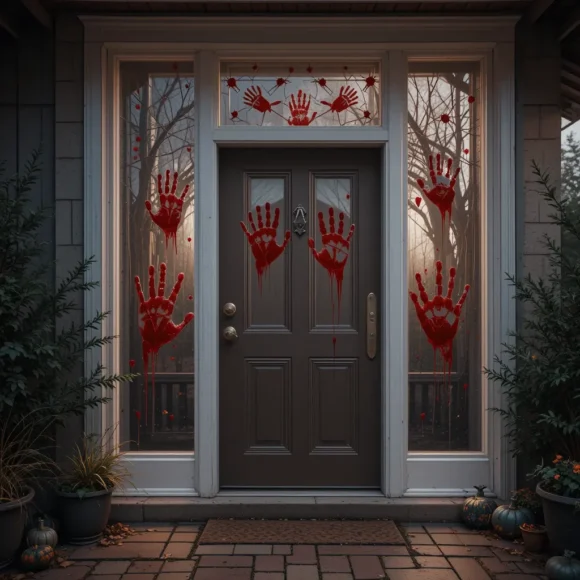 Bloody Handprint Stickers