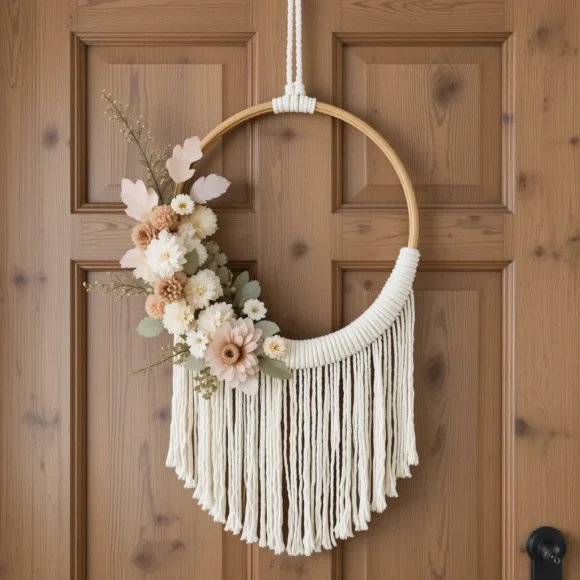 Boho Macramé Fall Wreath