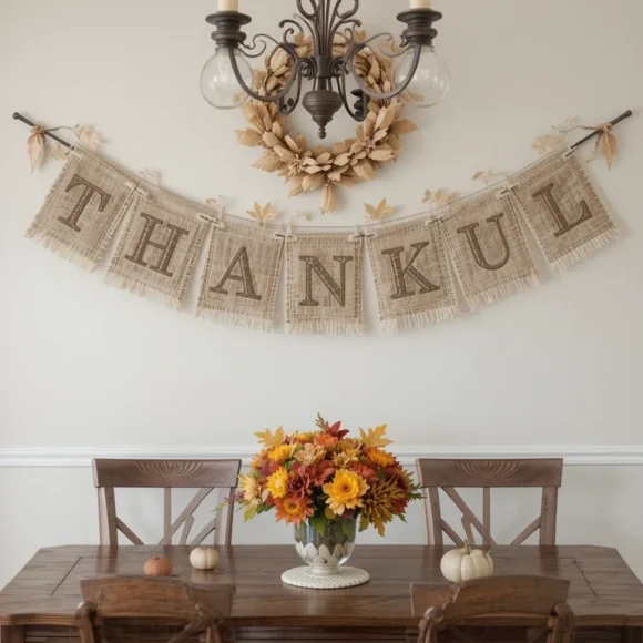Burlap Wall Banners
