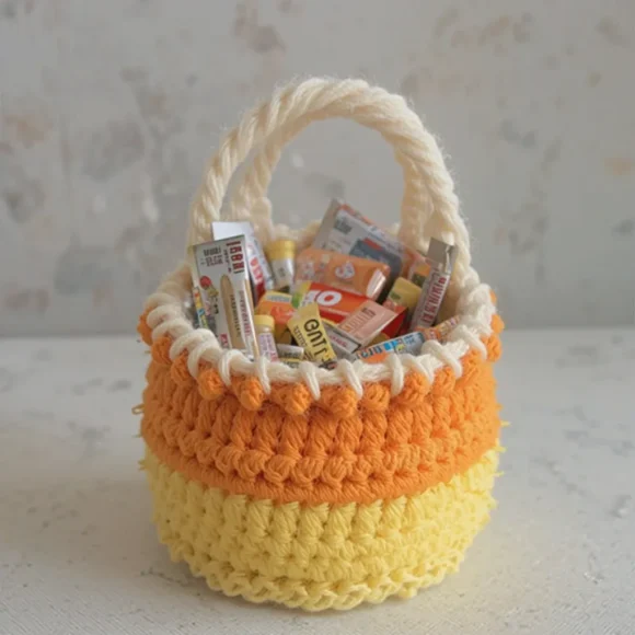Candy Corn Baskets