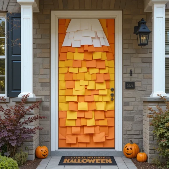 Candy Corn Door Wrap