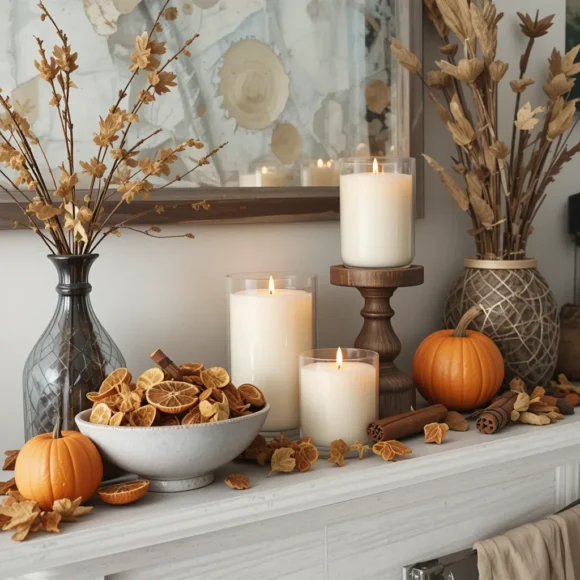 Cinnamon Stick and Orange Slice Accents