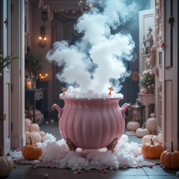Cotton Candy Fog Cauldron