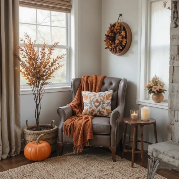 Cozy Armchair Reading Nook
