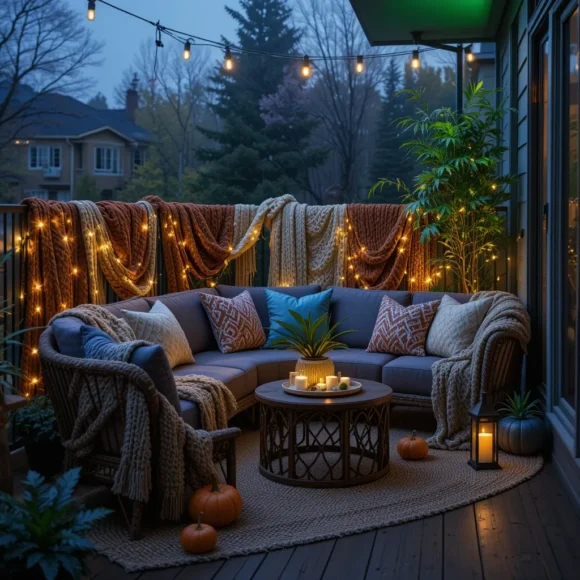 Fall Balcony Decorating Ideas