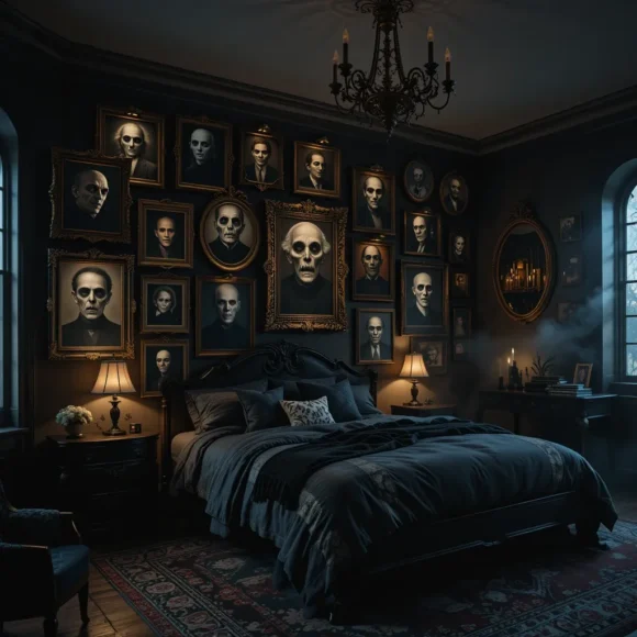 Creepy Portrait Wall Art