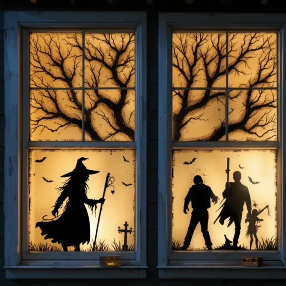 Creepy Silhouette Cutouts
