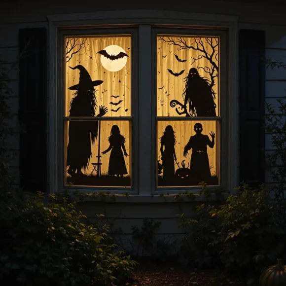 Creepy Window Silhouettes
