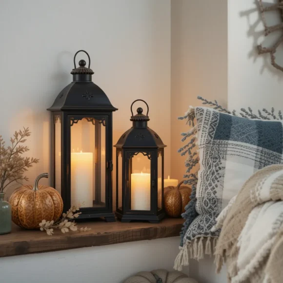Decorative Lanterns with LED Candles