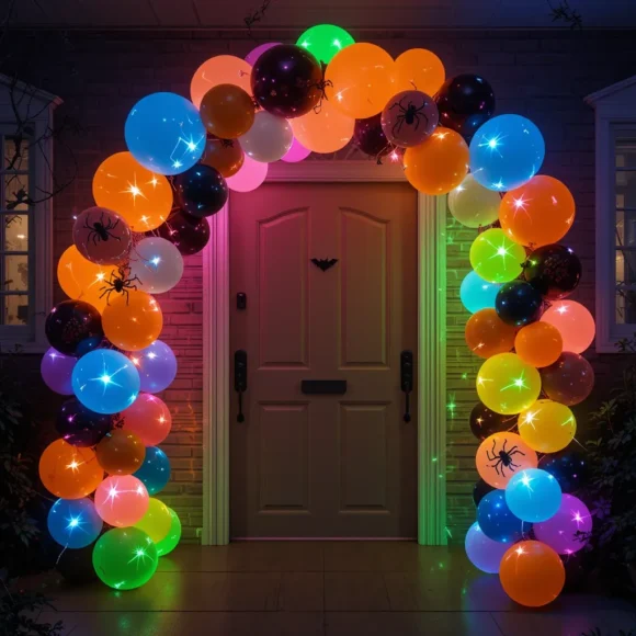 Electric Neon Balloon Arch