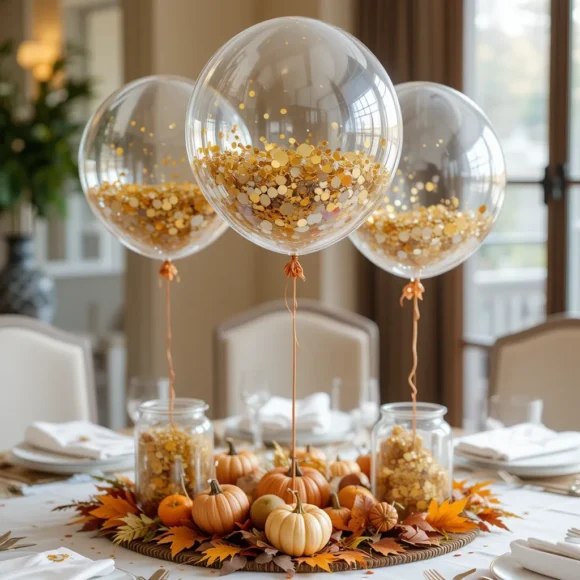 Elegant Floating Balloon Centerpieces