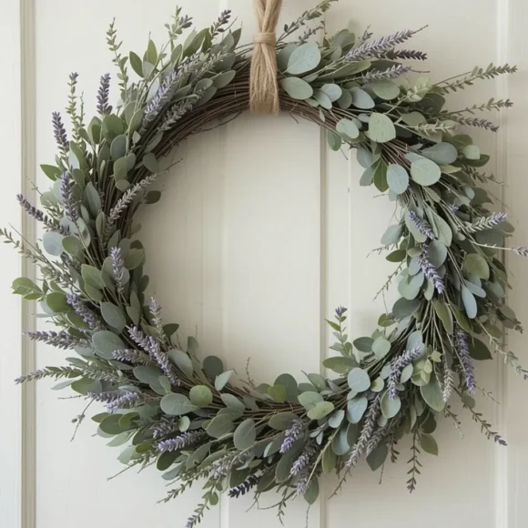 Eucalyptus and Lavender Wreath