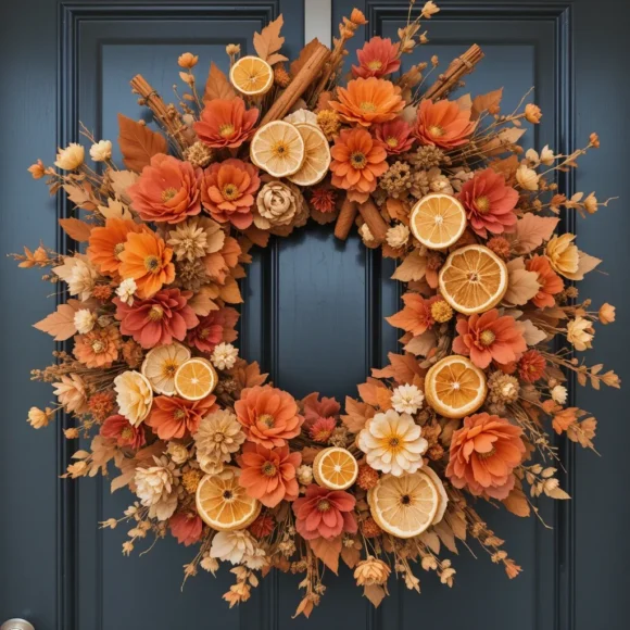 Fall Florals with Dried Citrus