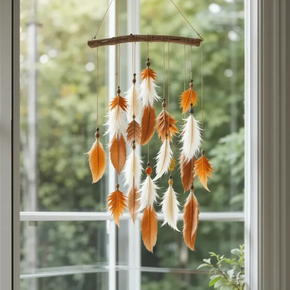 Feather and Leaf Mobiles