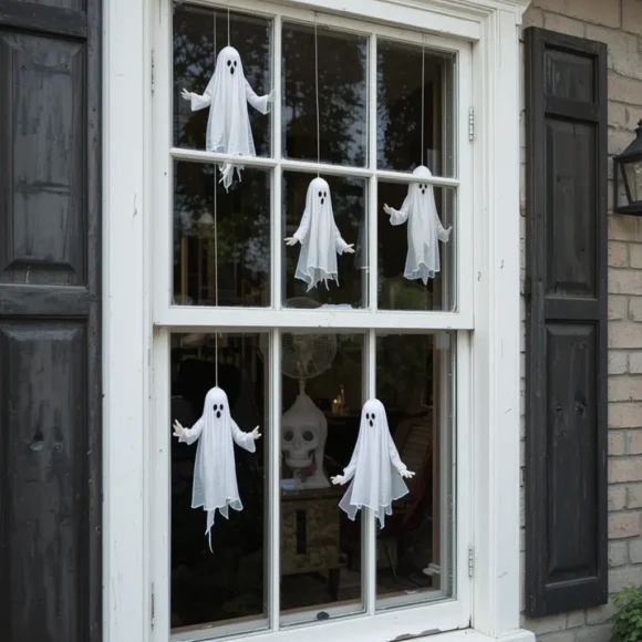 Floating Ghost Figures