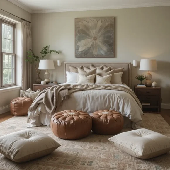 Floor Cushions and Poufs