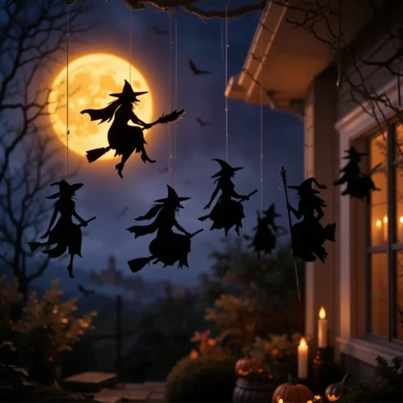 Flying Witch Silhouettes