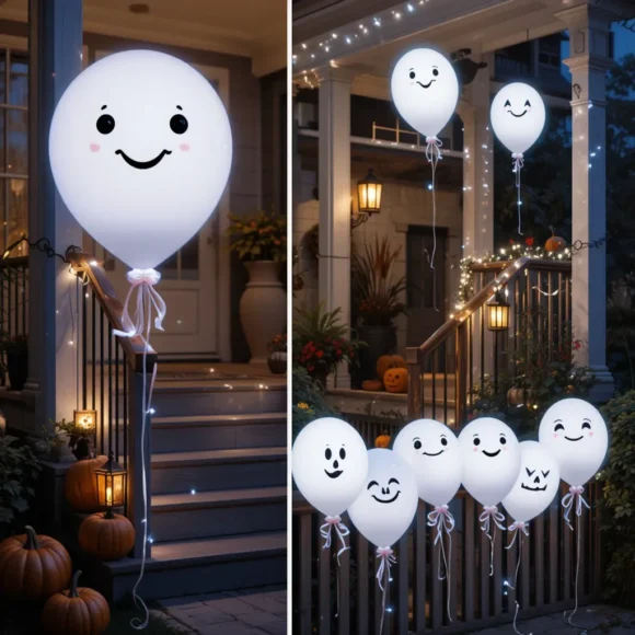 Glowing Ghost Balloons