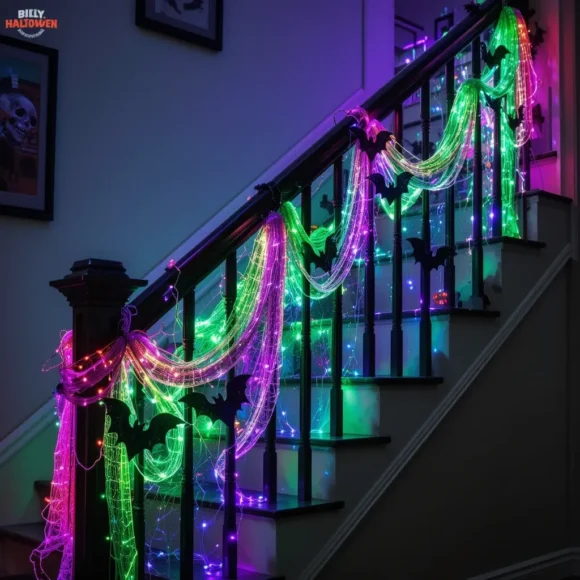 Glowing Indoor Staircase Garland