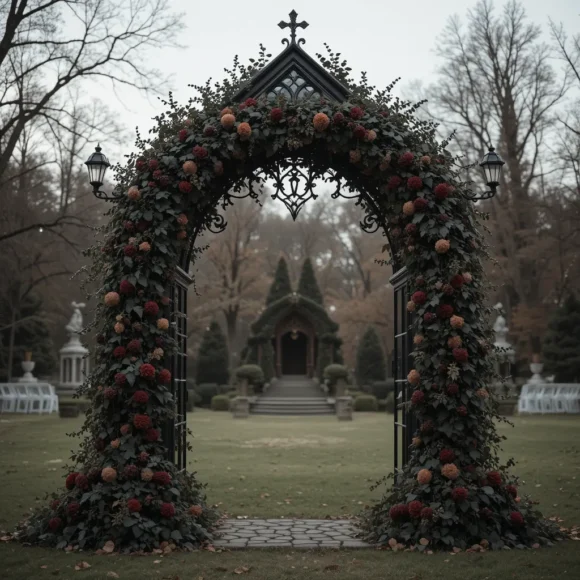 Gothic Arch Ceremony Backdrop