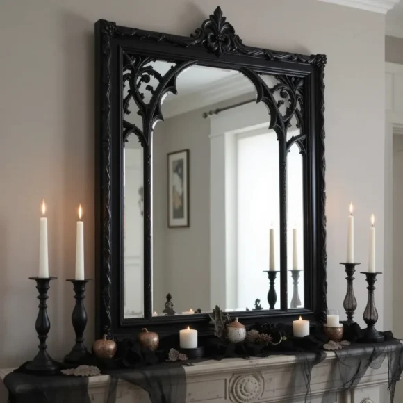Gothic Mirror Centerpiece