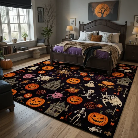 Halloween-Themed Area Rug