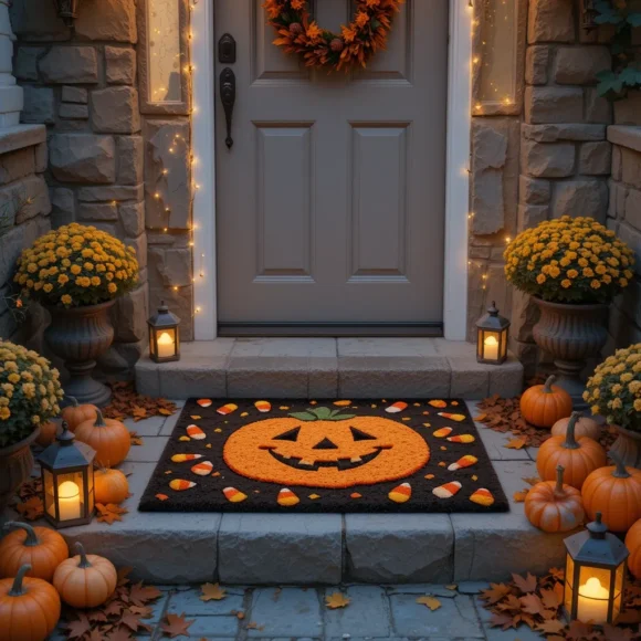 Halloween-Themed Doormat
