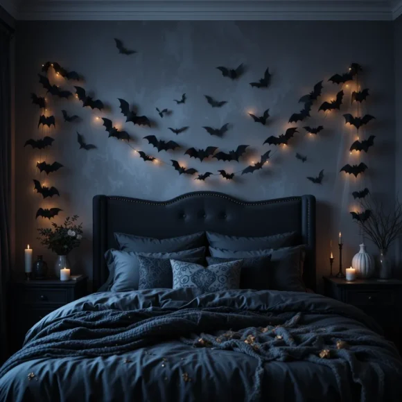 Hanging Bat Garland