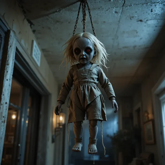 Hanging Creepy Doll