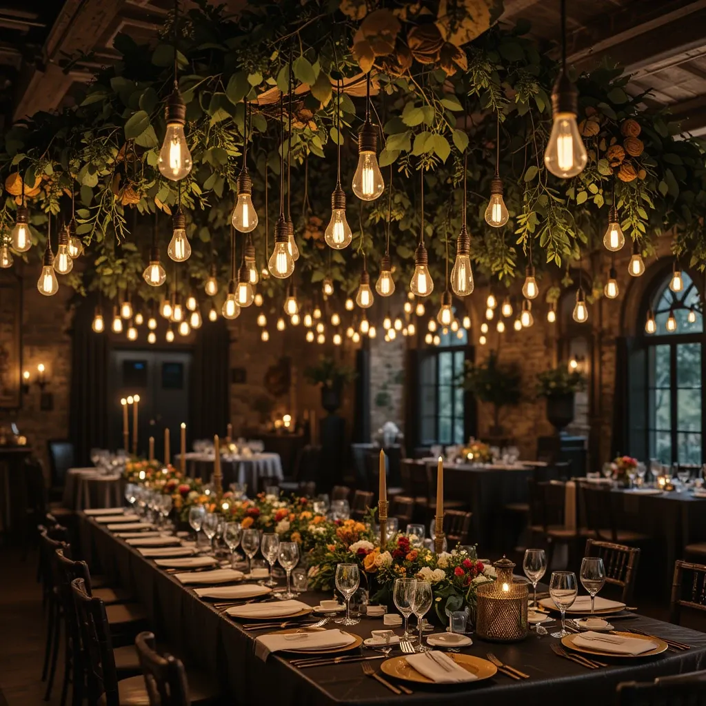Hanging Edison Bulbs